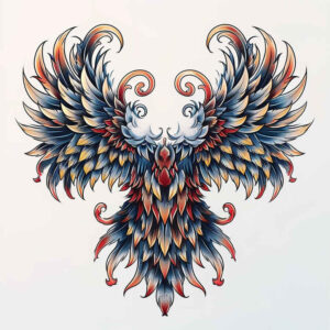 life-motif-wings-tattoo – tattoo design ideas free ai generated – neotraditional-vivid-detail – for-biceps – Gallery: wings-inkby-ai