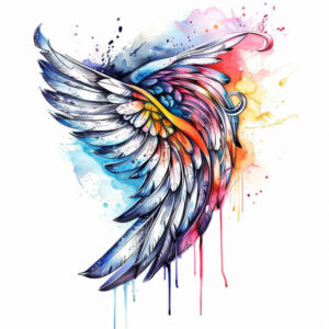 life-motif-wings-tattoo – tattoo design ideas free ai generated – realism-realistic-movement – for-palm – Gallery: wings-inkby-ai