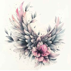 light-motif-wings-tattoo – tattoo design ideas free ai generated – neotraditional-textured-fills – for-wrist – Gallery: wings-inkby-ai