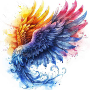 minimalist-wings-tattoo – tattoo design ideas free ai generated – neotraditional-bold-texture – for-elbow – Gallery: wings-inkby-ai