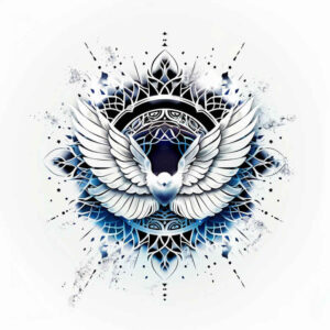 motion-wings-tattoo – tattoo design ideas free ai generated – neotraditional-textured-fills – for-sternum – Gallery: wings-inkby-ai