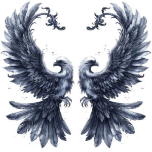 motion-wings-tattoo – tattoo design ideas free ai generated – realism-realistic – for-foot – Gallery: wings-inkby-ai