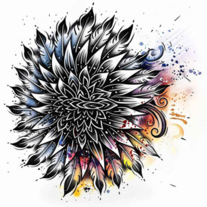 mystery-motif-wings-tattoo – tattoo design ideas free ai generated – realism-living-skin – for-outer-arm – Gallery: wings-inkby-ai