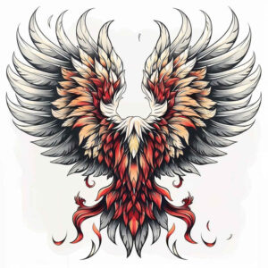 mystical-wings-tattoo – tattoo design ideas free ai generated – neotraditional-sharp-contrast – for-ribs – Gallery: wings-inkby-ai