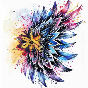 peace-motif-wings-tattoo – tattoo design ideas free ai generated – neotraditional-artful-color – for-inner-arm – Gallery: wings-inkby-ai