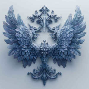 protection-motif-wings-tattoo – tattoo design ideas free ai generated – neotraditional-clean-fill – for-foot – Gallery: wings-inkby-ai