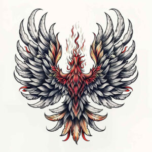 protection-motif-wings-tattoo – tattoo design ideas free ai generated – neotraditional-ornamental – for-ankle – Gallery: wings-inkby-ai