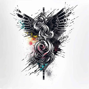 realistic-wings-tattoo – tattoo design ideas free ai generated – surrealism-esoteric-symbolism – for-triceps – Gallery: wings-inkby-ai