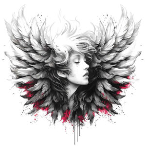 spirituality-symbol-wings-tattoo – tattoo design ideas free ai generated – realism-subtle-gradients – for-collarbone – Gallery: wings-inkby-ai