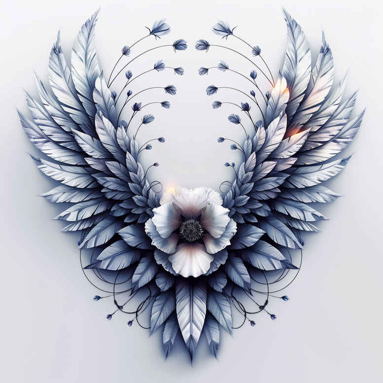 wings tattoo design ideas contoured forms air tattoo shows resilience
