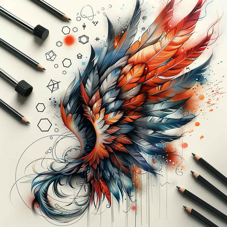 wings tattoo design ideas color depth angelic grace for wrist