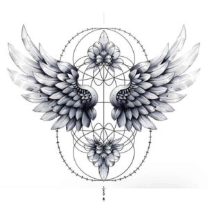 wings tattoo design ideas Realism anatomical accuracy celestial glide shows determination