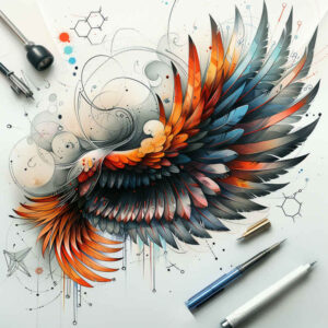 wings tattoo design ideas artistic flair light bearer for lower leg