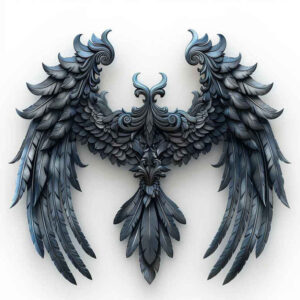 wings tattoo design ideas smooth gradients light bearer for sternum