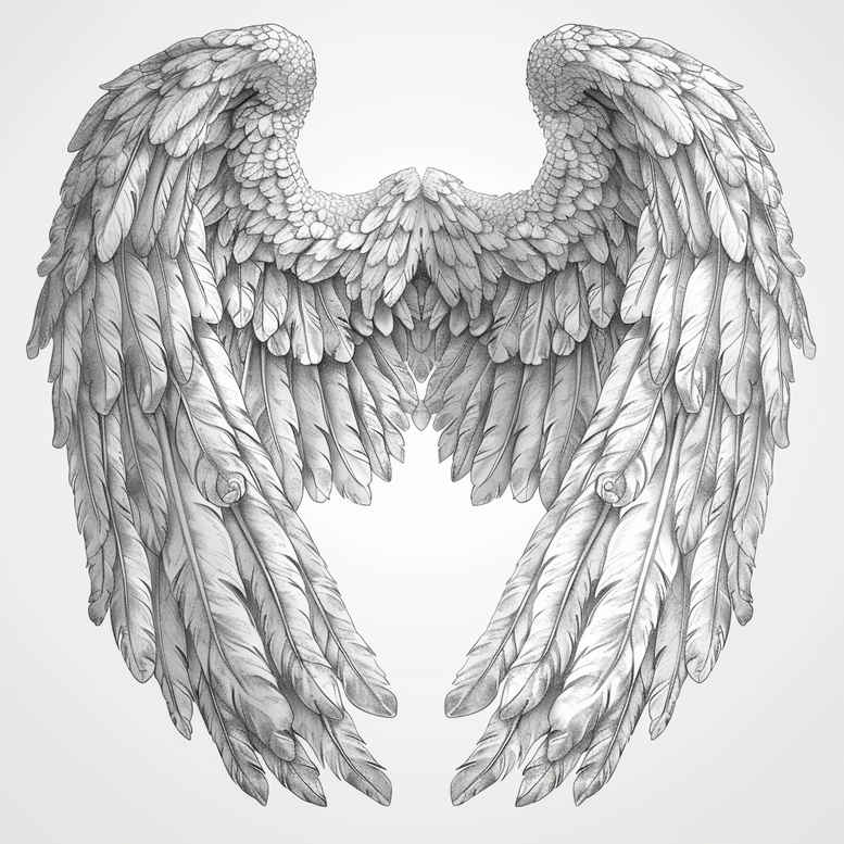 wings tattoo design ideas vibrant sky freedom for upper thigh