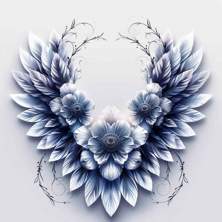 wings tattoo design ideas Surrealism chromatic aberration skyward pull for behind ear