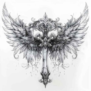wings tattoo design ideas spectral hues soul ascension shows perseverance