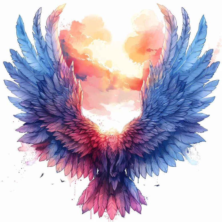 wings tattoo design ideas Surrealism dreamscape spirit lift symbol of perseverance