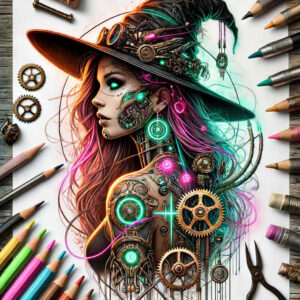 alchemy-motif-tattoo – tattoo design ideas free ai generated – demonic – for-ribs – Gallery: witches-inkby-ai