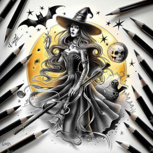 for-women – tattoo design ideas free ai generated – screaming – for-triceps – Gallery: witches-inkby-ai
