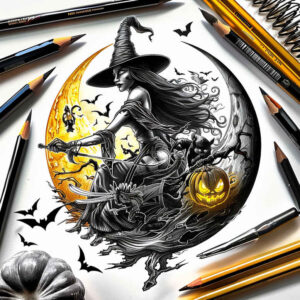 magic-symbol-tattoo – tattoo design ideas free ai generated – bloodcurdling – for-neck – Gallery: witches-inkby-ai