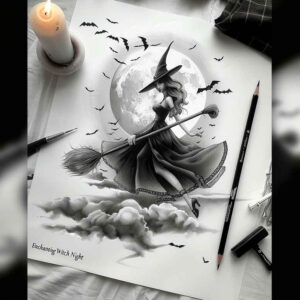 magic-symbol-tattoo – tattoo design ideas free ai generated – screaming – for-side – Gallery: witches-inkby-ai
