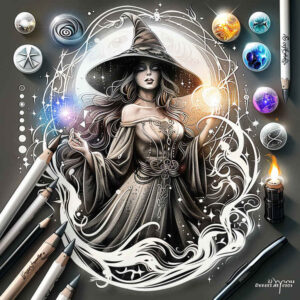 mystery-symbol-tattoo – tattoo design ideas free ai generated – whisper – for-upper-chest – Gallery: witches-inkby-ai