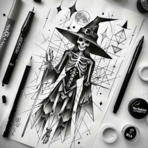natural-magic-tattoo – tattoo design ideas free ai generated – freaky – for-wrist-side – Gallery: witches-inkby-ai