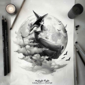 natural-magic-tattoo – tattoo design ideas free ai generated – void – for-foot – Gallery: witches-inkby-ai