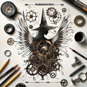 protection-motif-tattoo – tattoo design ideas free ai generated – mask – for-nape – Gallery: witches-inkby-ai