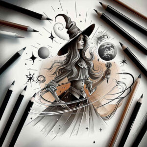 runic-symbols-tattoo – tattoo design ideas free ai generated – distorted – for-upper-thigh – Gallery: witches-inkby-ai