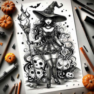 runic-symbols-tattoo – tattoo design ideas free ai generated – ominous – for-knee – Gallery: witches-inkby-ai