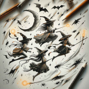 shadow-and-light-tattoo – tattoo design ideas free ai generated – hidden – for-fingers – Gallery: witches-inkby-ai