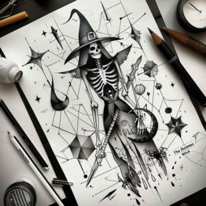 spells-motif-tattoo – tattoo design ideas free ai generated – agony – for-hip – Gallery: witches-inkby-ai