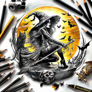symbolism-tattoo – tattoo design ideas free ai generated – faded – for-wrist – Gallery: witches-inkby-ai