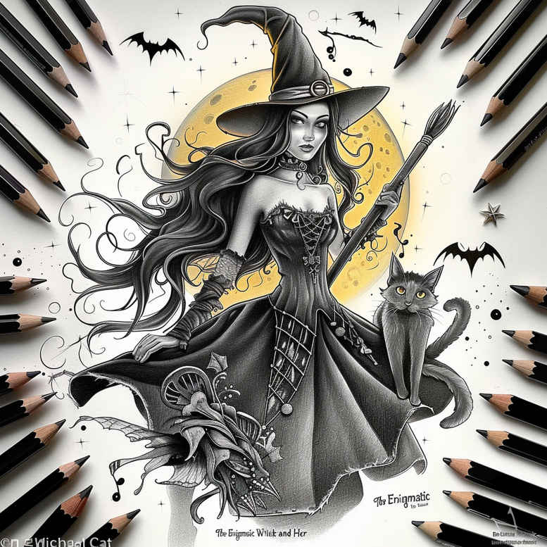 witches tattoo design ideas Realism high definition broom spirit symbol of courage