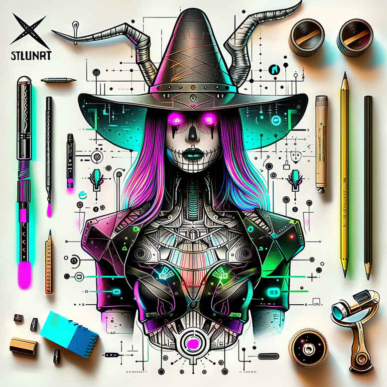 witches tattoo design ideas ethereal textures crystal orb courage and power