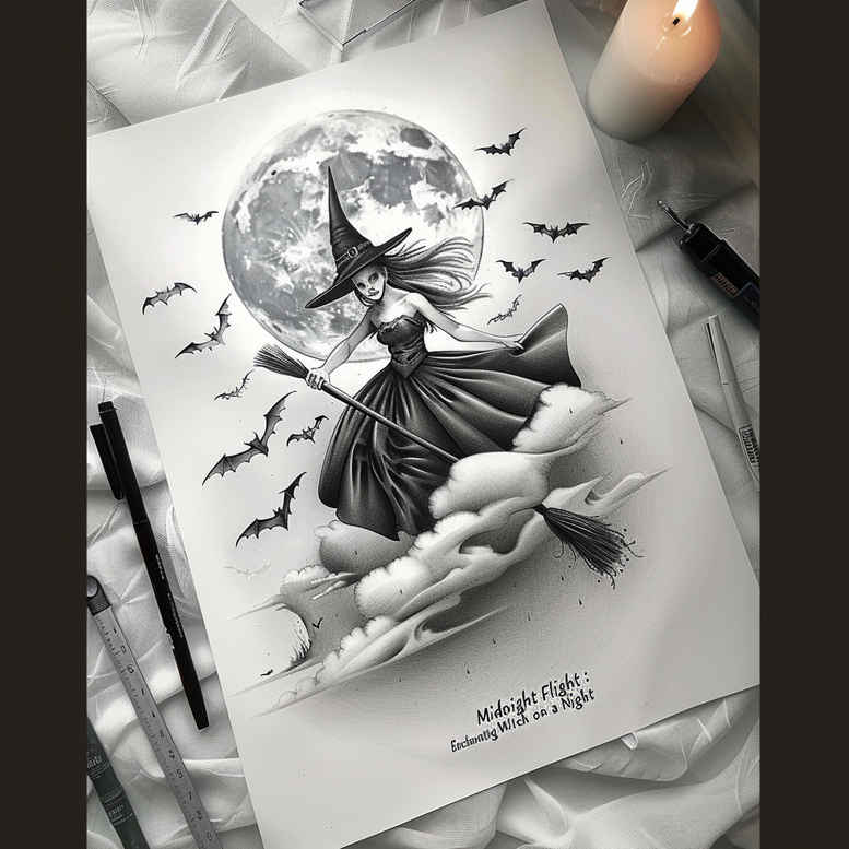 witches tattoo design ideas dream motifs dark mysticism for stomach