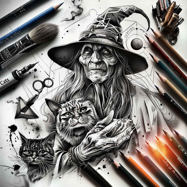 witches tattoo design ideas rich blacks enchanted power embodying courage