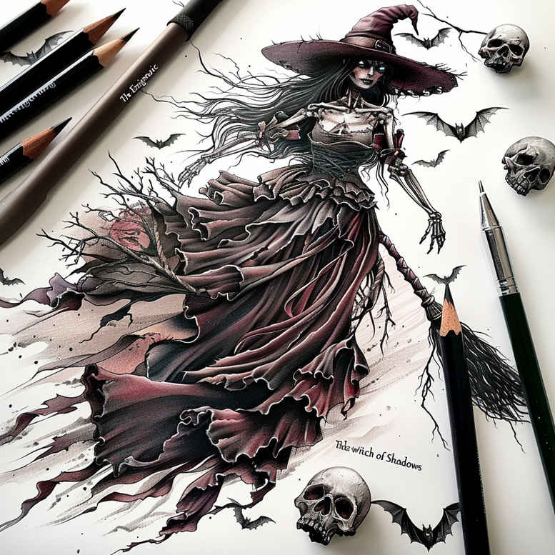 witches tattoo design ideas modern classic moon ritual meaning determination