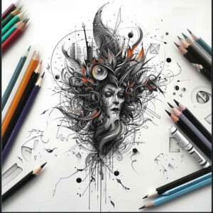 witches tattoo design ideas Realism inner glow potion maker for temple