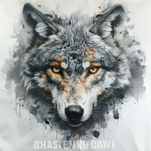3d-wolf-tattoo – tattoo design ideas free ai generated – realism-sharp-focus – for-back-of-neck – Gallery: wolves-inkby-ai