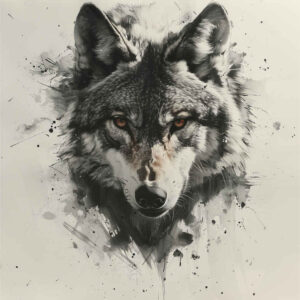 3d-wolf-tattoo – tattoo design ideas free ai generated – surrealism-symbolism – for-lower-back – Gallery: wolves-inkby-ai
