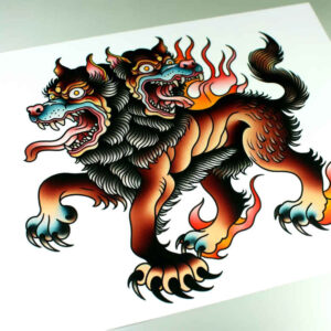 artistic-detail-wolf-tattoo – tattoo design ideas free ai generated – neotraditional-modern-classic – for-stomach – Gallery: wolves-inkby-ai
