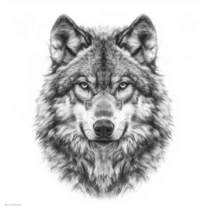 energy-wolf-tattoo – tattoo design ideas free ai generated – neotraditional-subtle-tone – for-palm – Gallery: wolves-inkby-ai