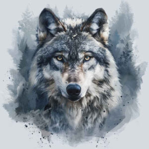 flowing-line-wolf-tattoo – tattoo design ideas free ai generated – realism-blended-gradients – for-fingers – Gallery: wolves-inkby-ai