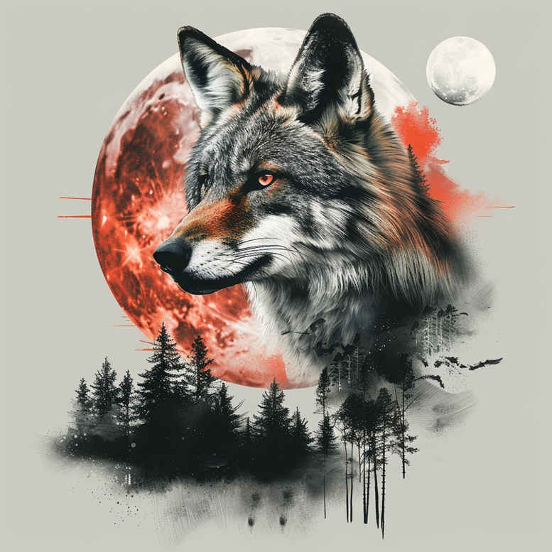 life-motif-wolf-tattoo – tattoo design ideas free ai generated – realism-full-detail – for-ankle – Gallery: wolves-inkby-ai