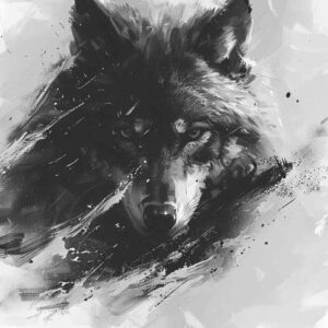 minimalist-wolf-tattoo – tattoo design ideas free ai generated – neotraditional-subtle-tone – for-ankle – Gallery: wolves-inkby-ai