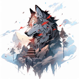 minimalist-wolf-tattoo – tattoo design ideas free ai generated – realism-life-like – for-ankle – Gallery: wolves-inkby-ai