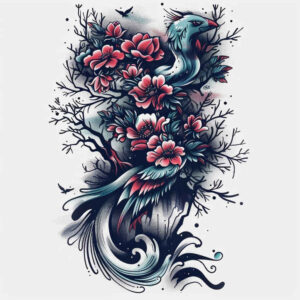 motion-wolf-tattoo – tattoo design ideas free ai generated – realism-organic-structure – for-inner-arm – Gallery: wolves-inkby-ai